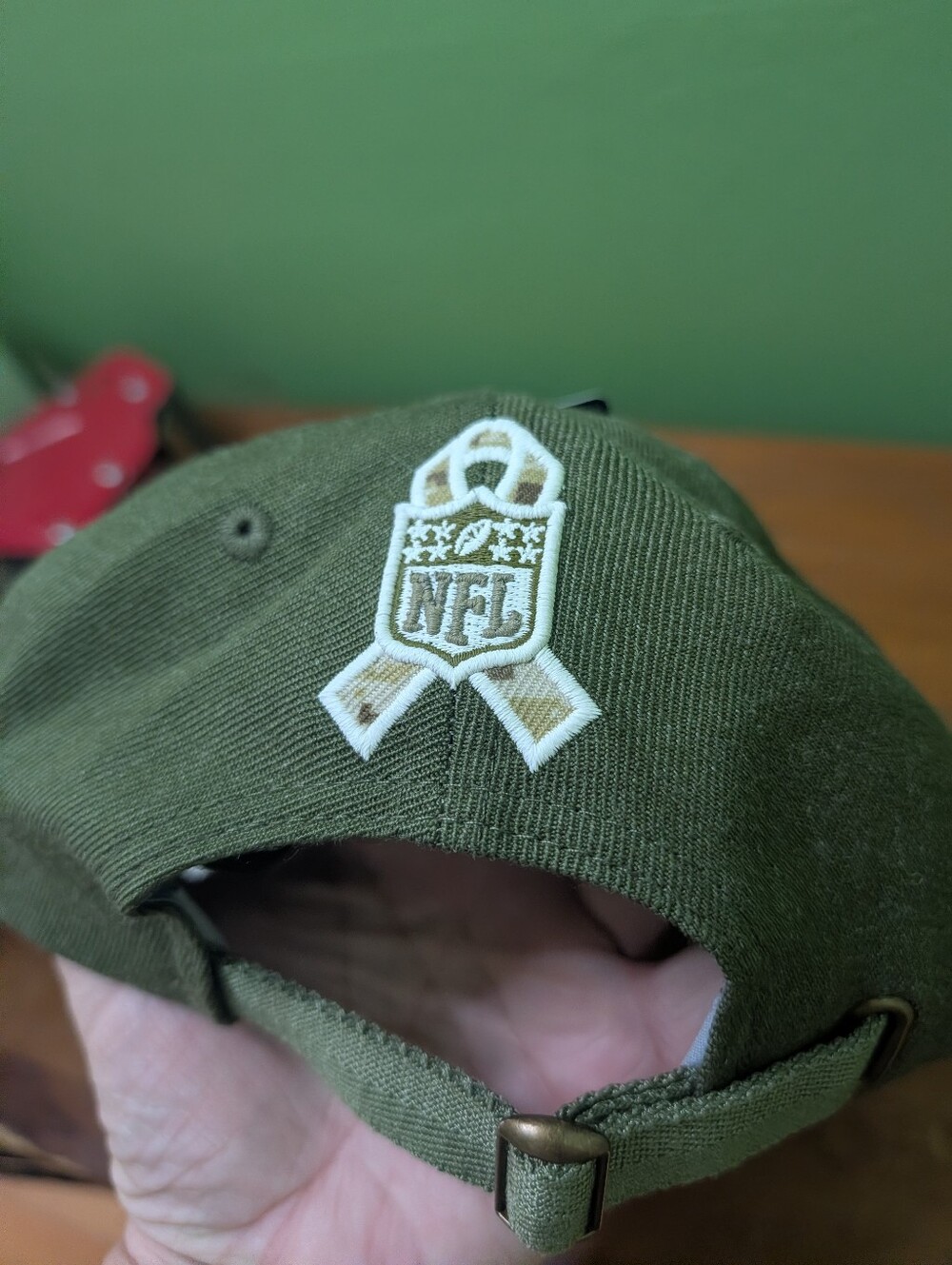 🏈New Era 49ers 9TWENTY Salute to Service Olive Hat NWT Unisex - Picture 4 of 11